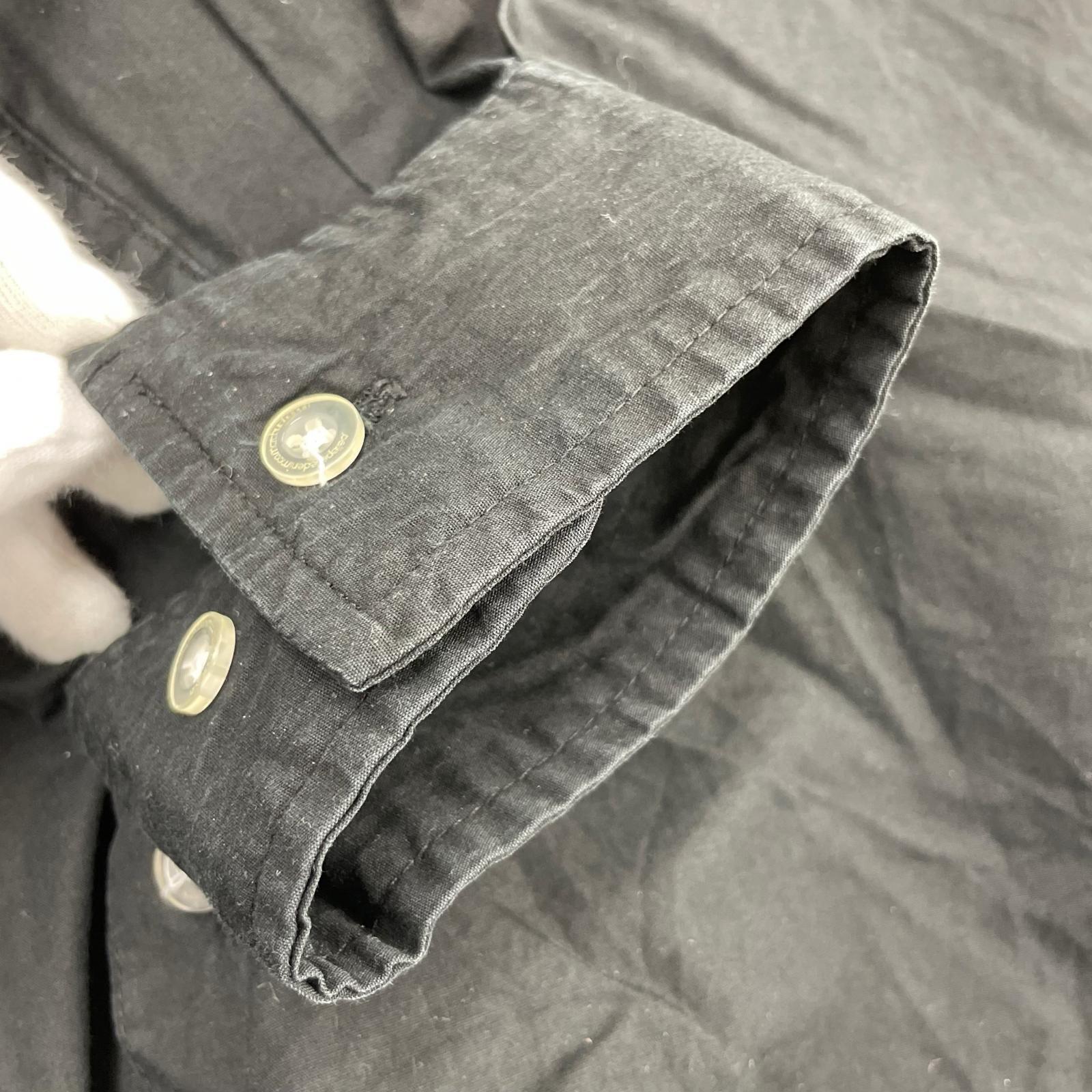 長袖シャツ Pelle Pelle インディアン刺繍シャツ/L L ブラック