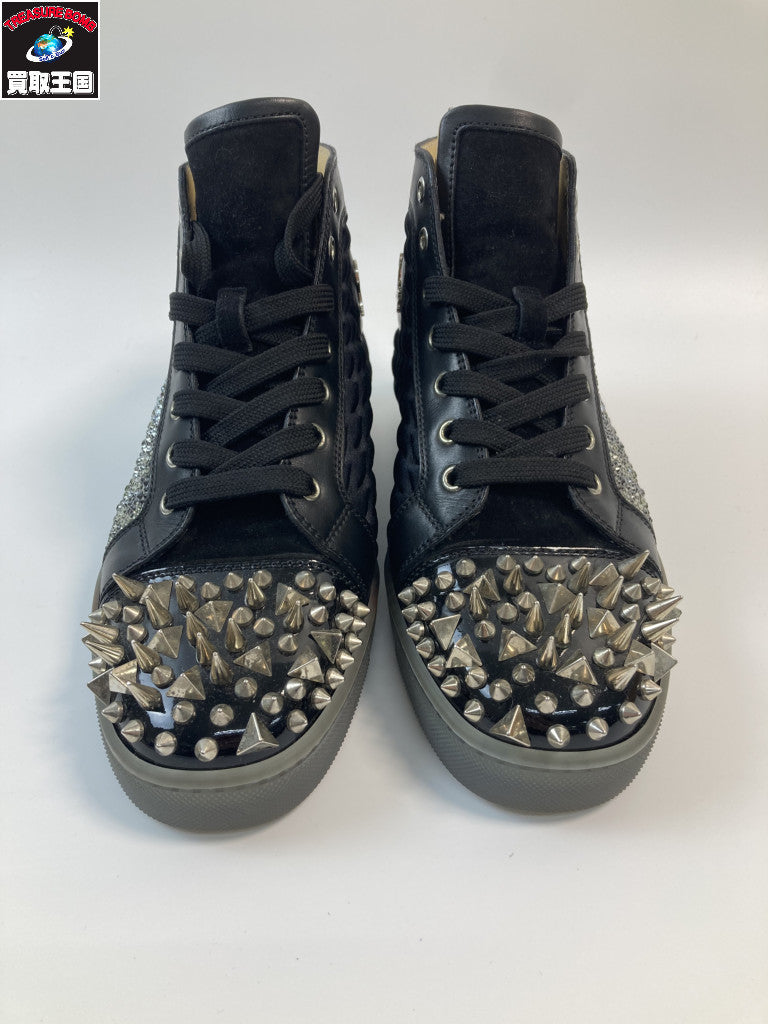 C.Louboutin ハイカットスニーカー/スタッズ/40