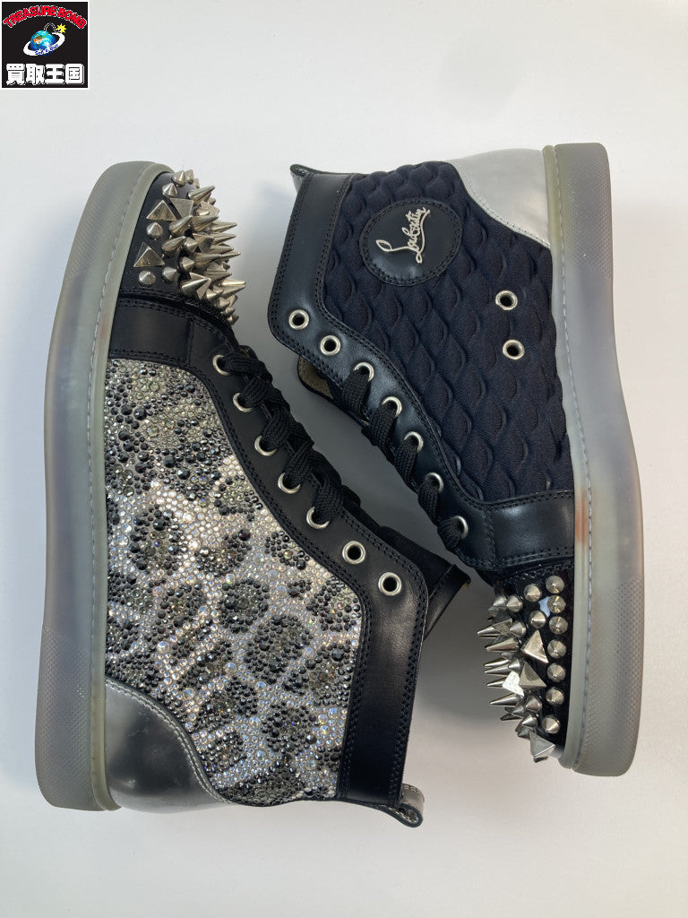 C.Louboutin ハイカットスニーカー/スタッズ/40