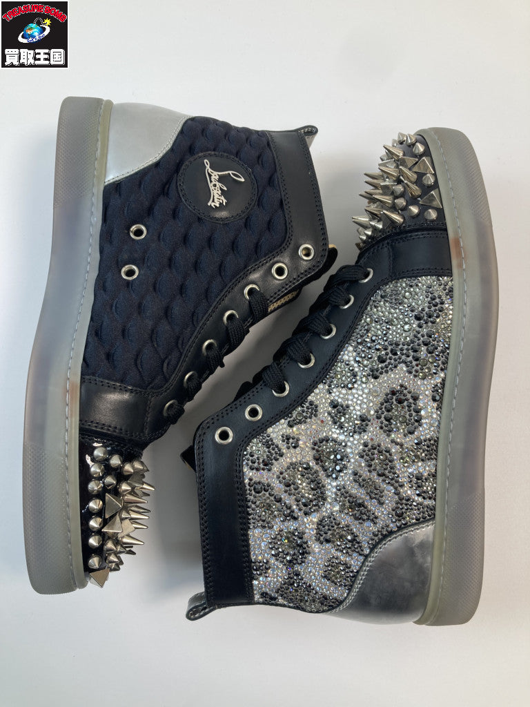 C.Louboutin ハイカットスニーカー/スタッズ/40