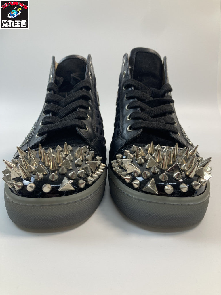 C.Louboutin ハイカットスニーカー/スタッズ/40