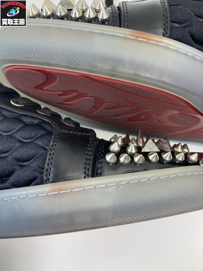 C.Louboutin ハイカットスニーカー/スタッズ/40