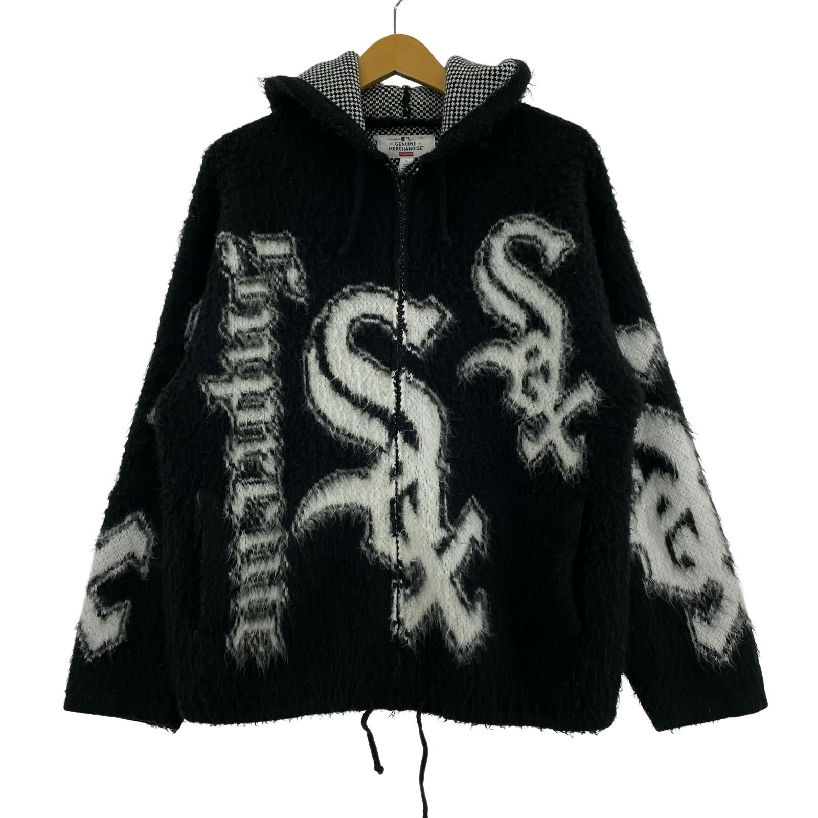 ジャケット Supreme 25AW Chicago White Sox Zip Up Hooded Sweater S 黒 S ブラック