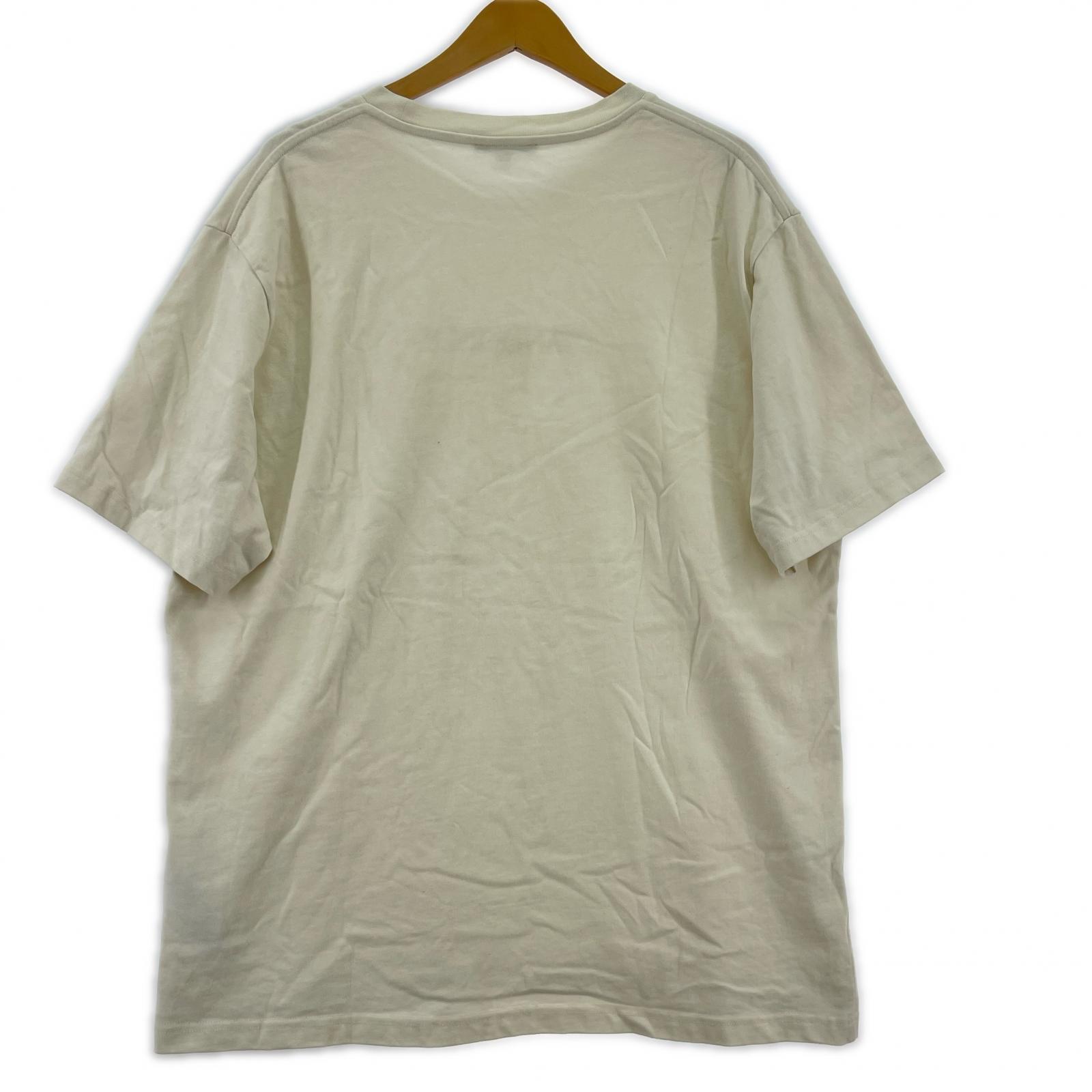 半袖Tシャツ ロゴTシャツ JT0258PG1510002 オフホワイト エリ汚れ L ホワイト