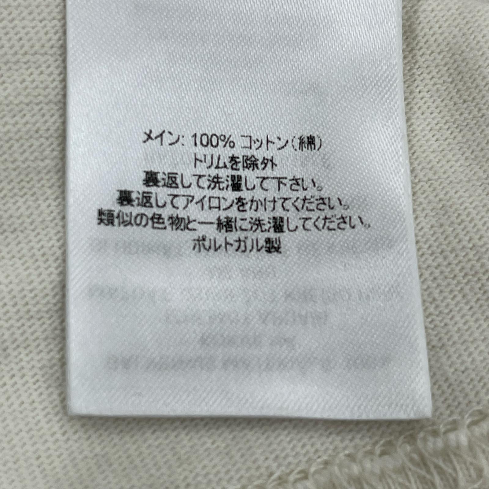 半袖Tシャツ ロゴTシャツ JT0258PG1510002 オフホワイト エリ汚れ L ホワイト