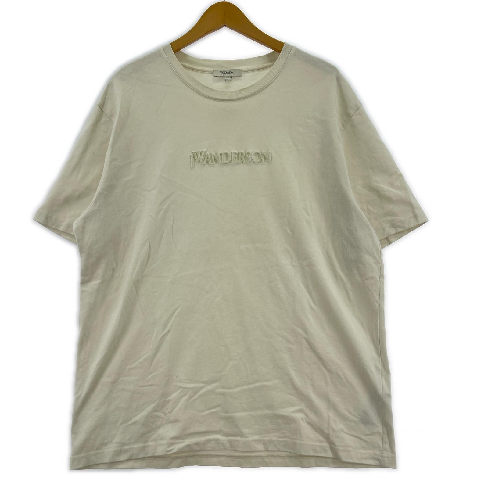 半袖Tシャツ ロゴTシャツ JT0258PG1510002 オフホワイト エリ汚れ L ホワイト