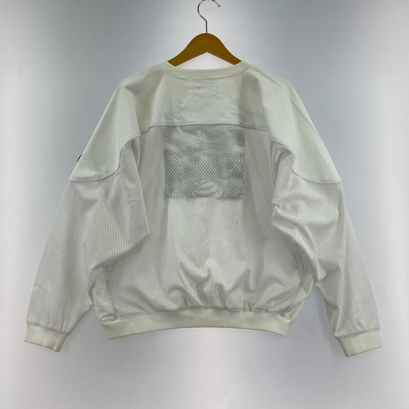 長袖Tシャツ MESH TRACK CREW NECK (S)WHT S ホワイト