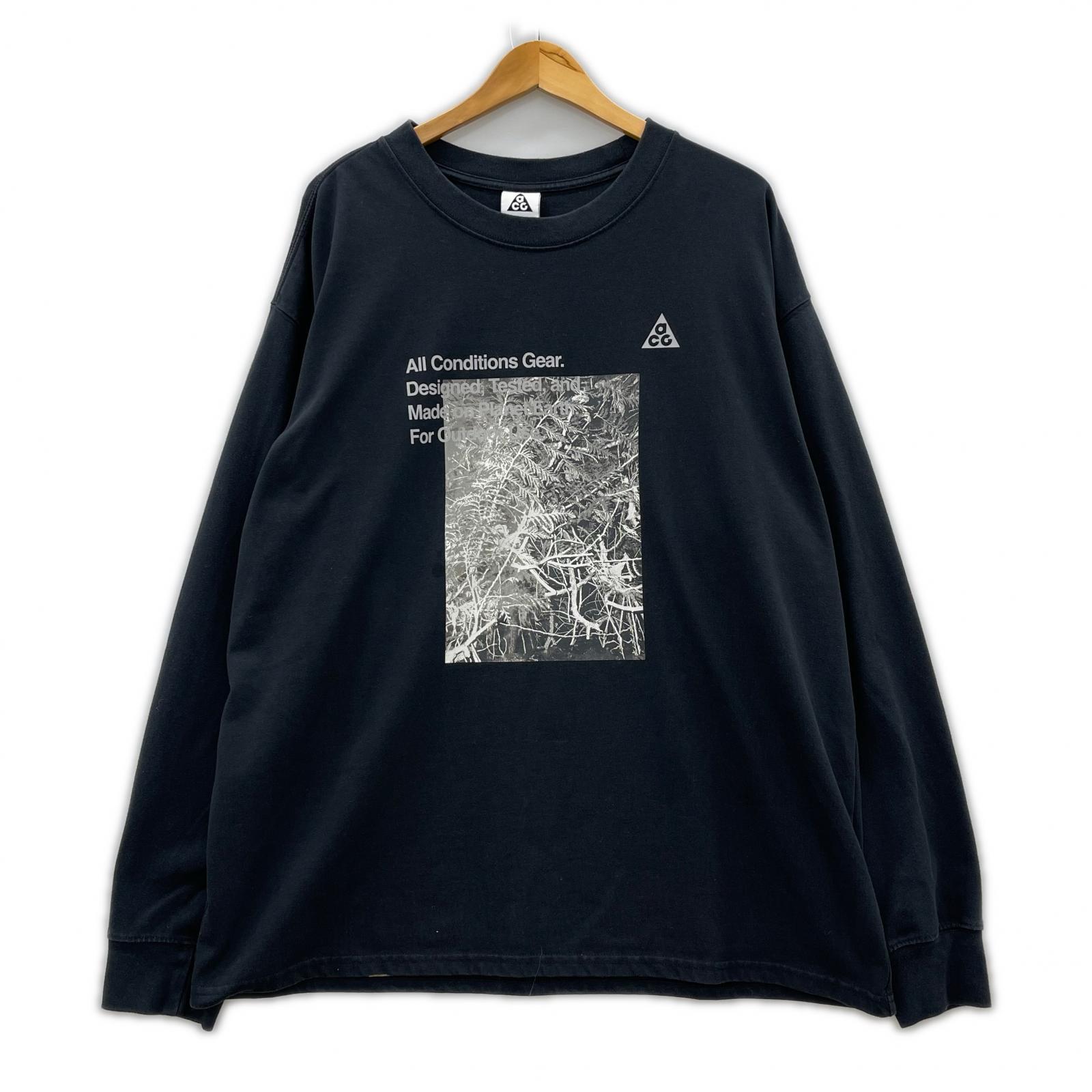 長袖Tシャツ ACG L/Sカットソー 黒(XXL) ブラック