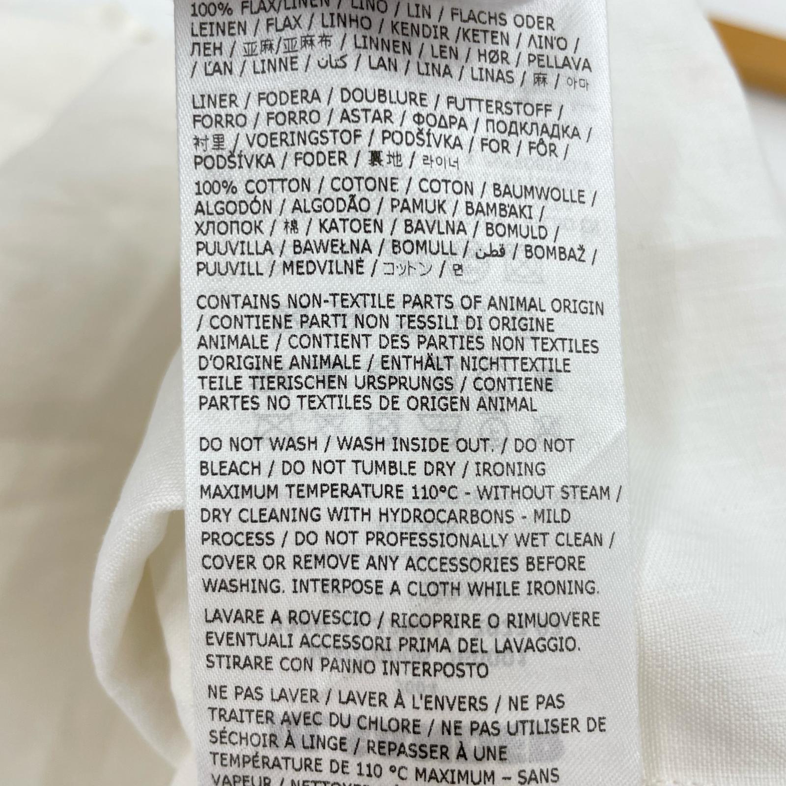 その他トップス JIL SANDER フライフロント バンドカラー オーバー シャツ 34 J04DL0006 34 ホワイト