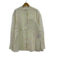 その他トップス JIL SANDER フライフロント バンドカラー オーバー シャツ 34 J04DL0006 34 ホワイト