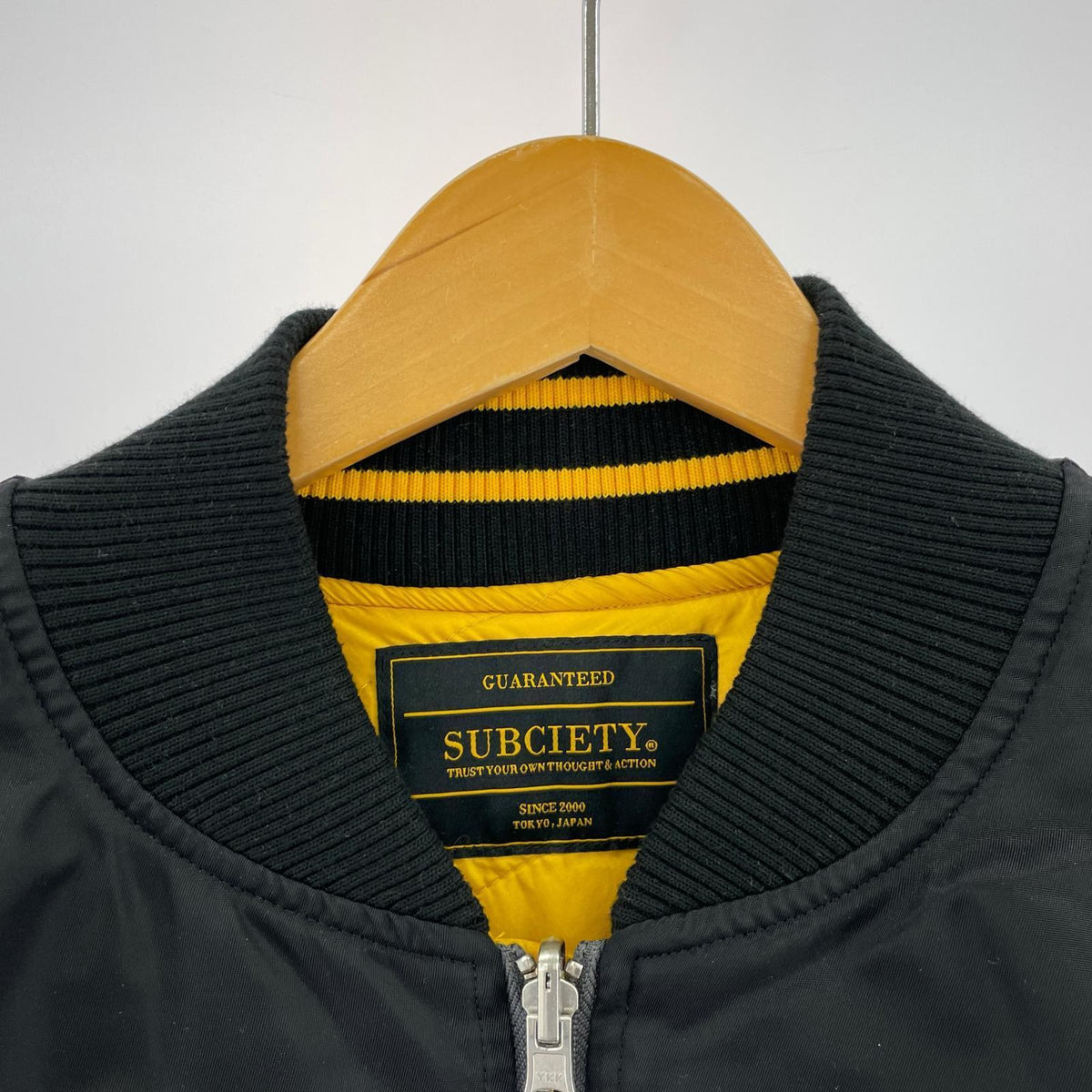 ジャケット Subciety フライトジャケット ブラック