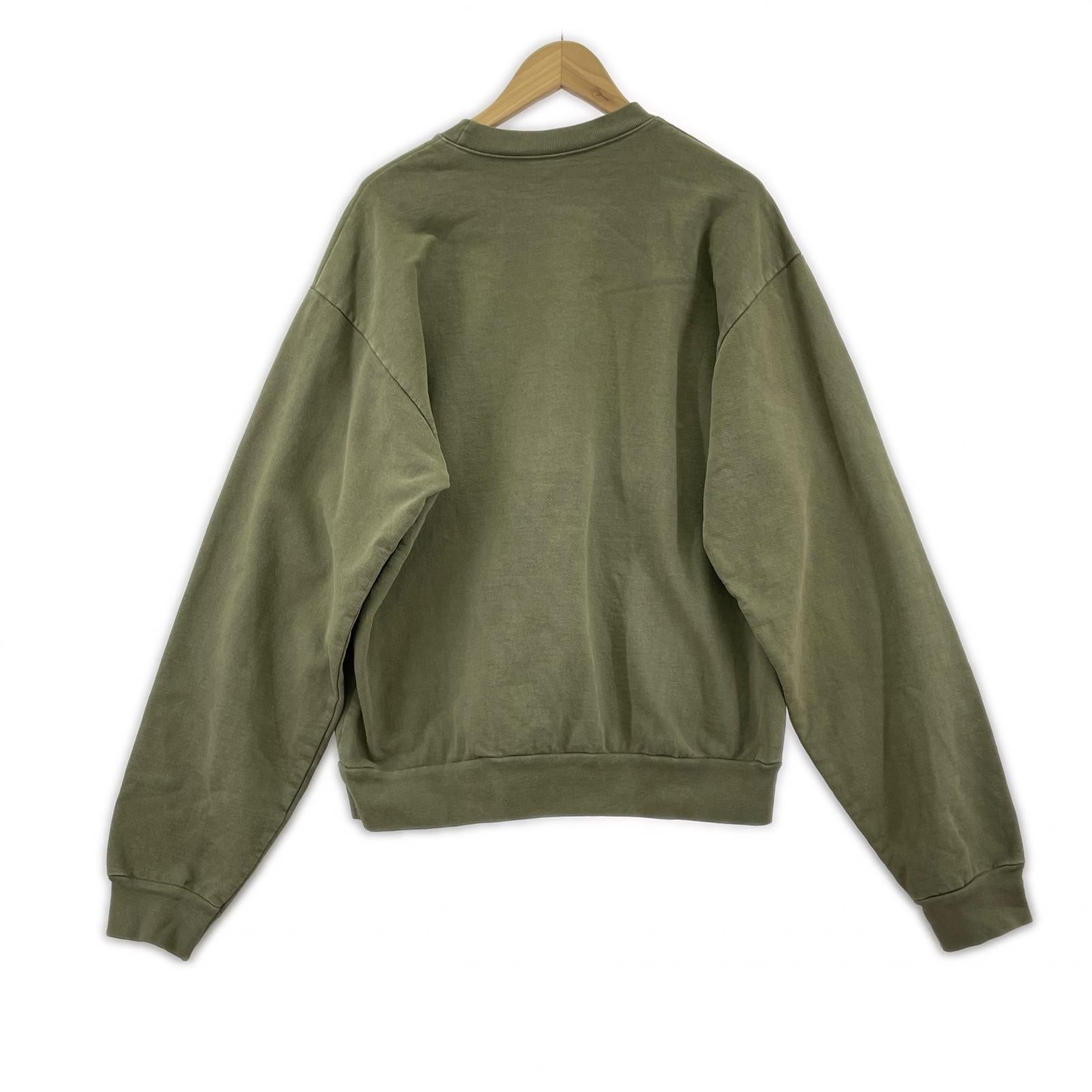 スウェット USA製 14OZ スウェット カーキ M