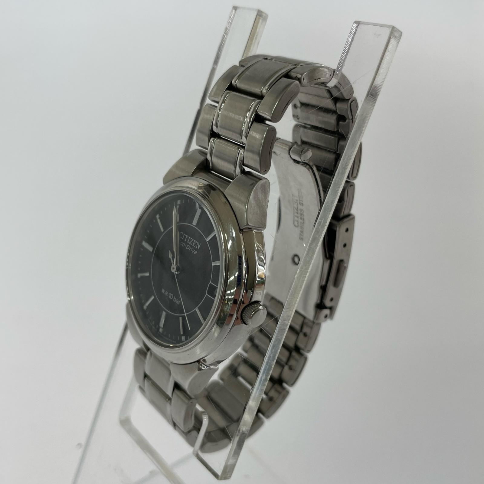 腕時計 eco-drive シルバー