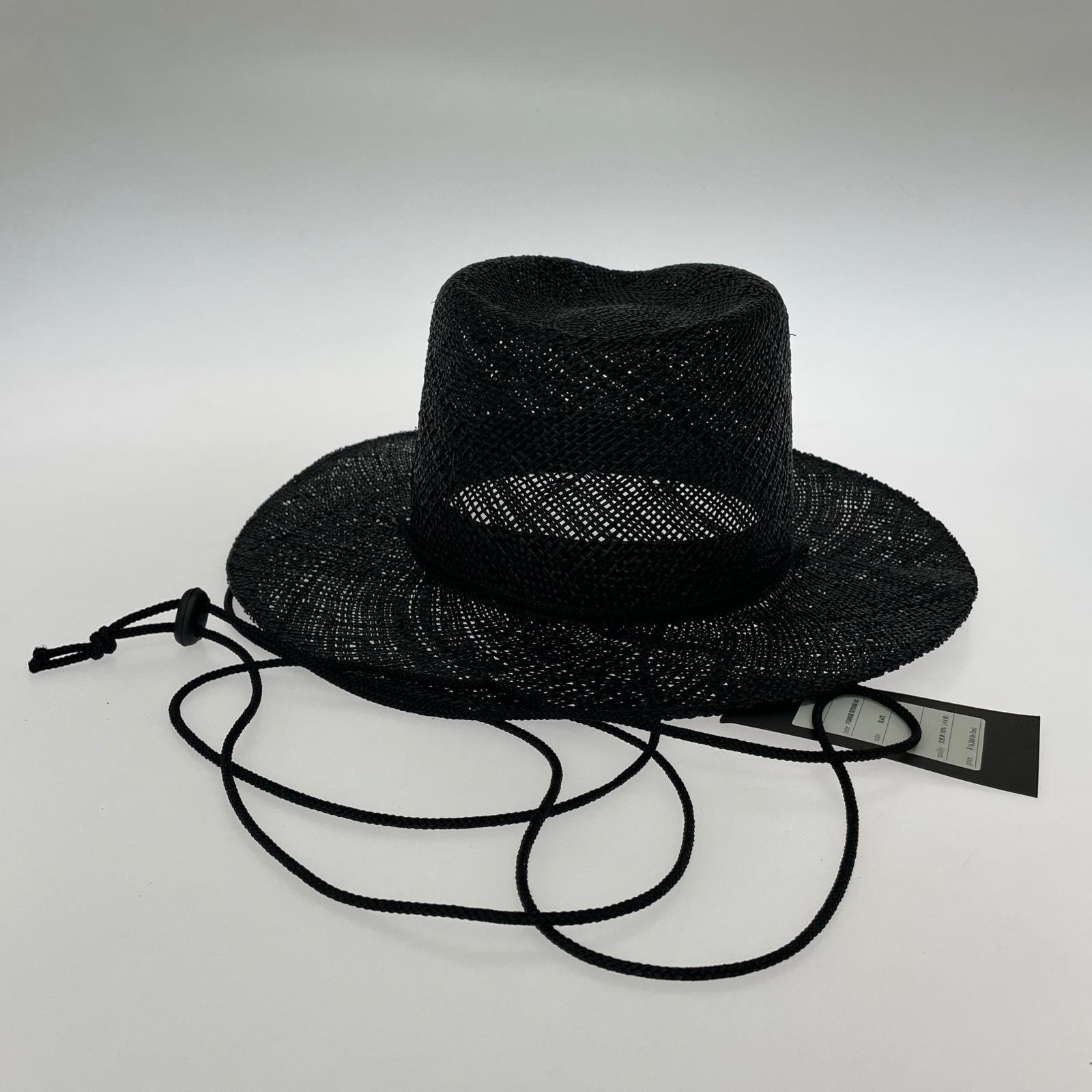 ハット SUMMER HAT L ブラック