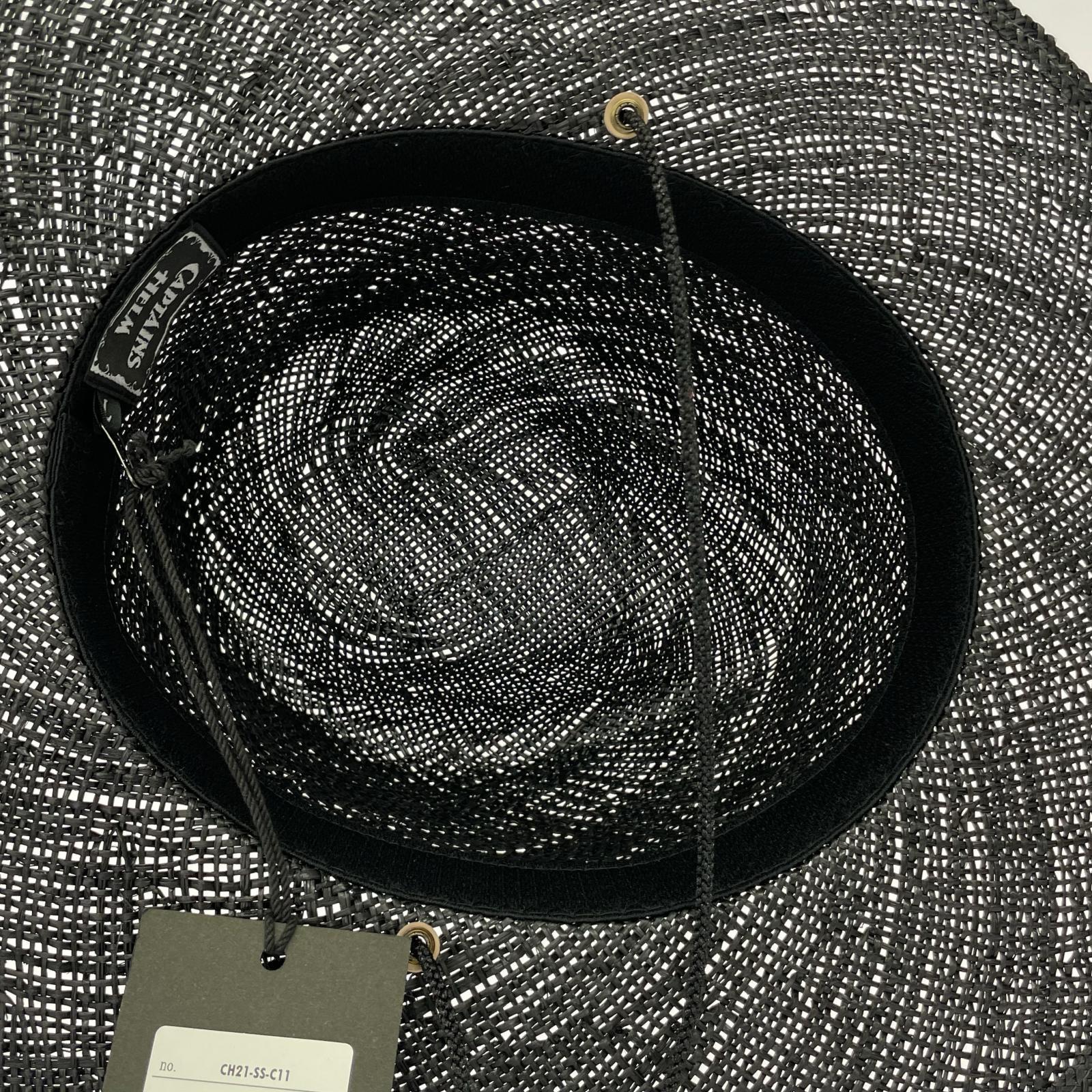 ハット SUMMER HAT L ブラック