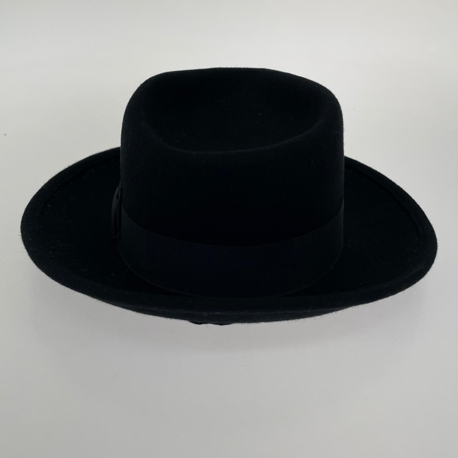 ハット MELTON HAT S ブラック