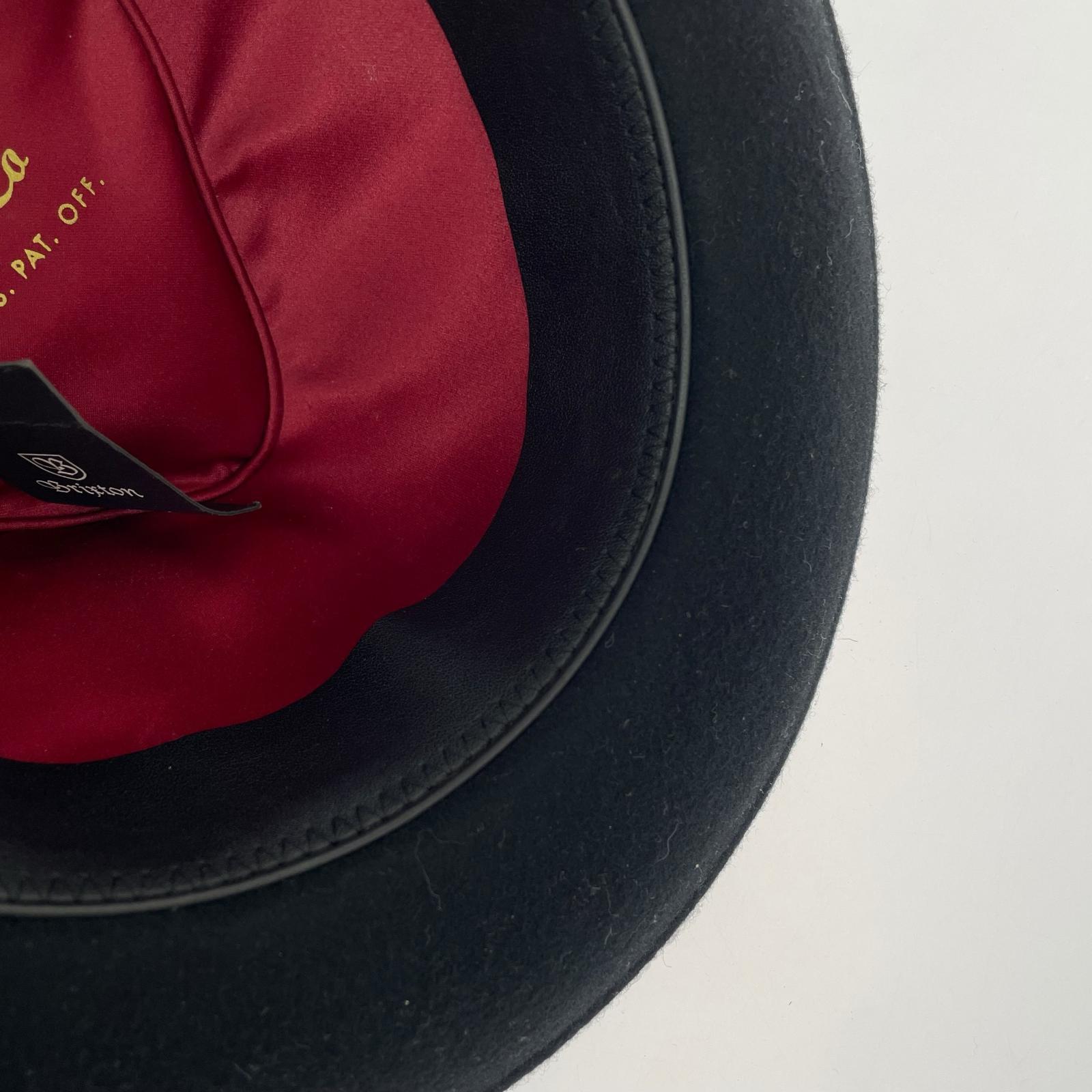 ハット MELTON HAT S ブラック