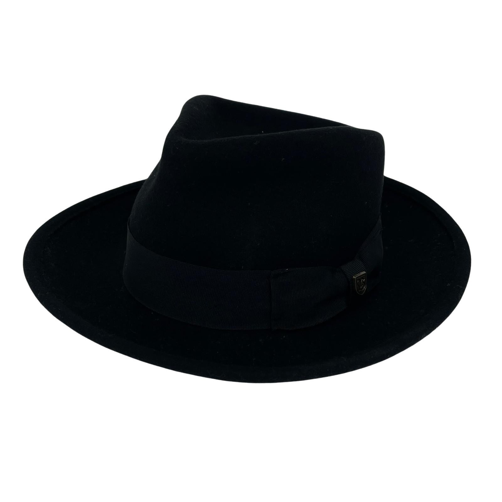 ハット MELTON HAT S ブラック