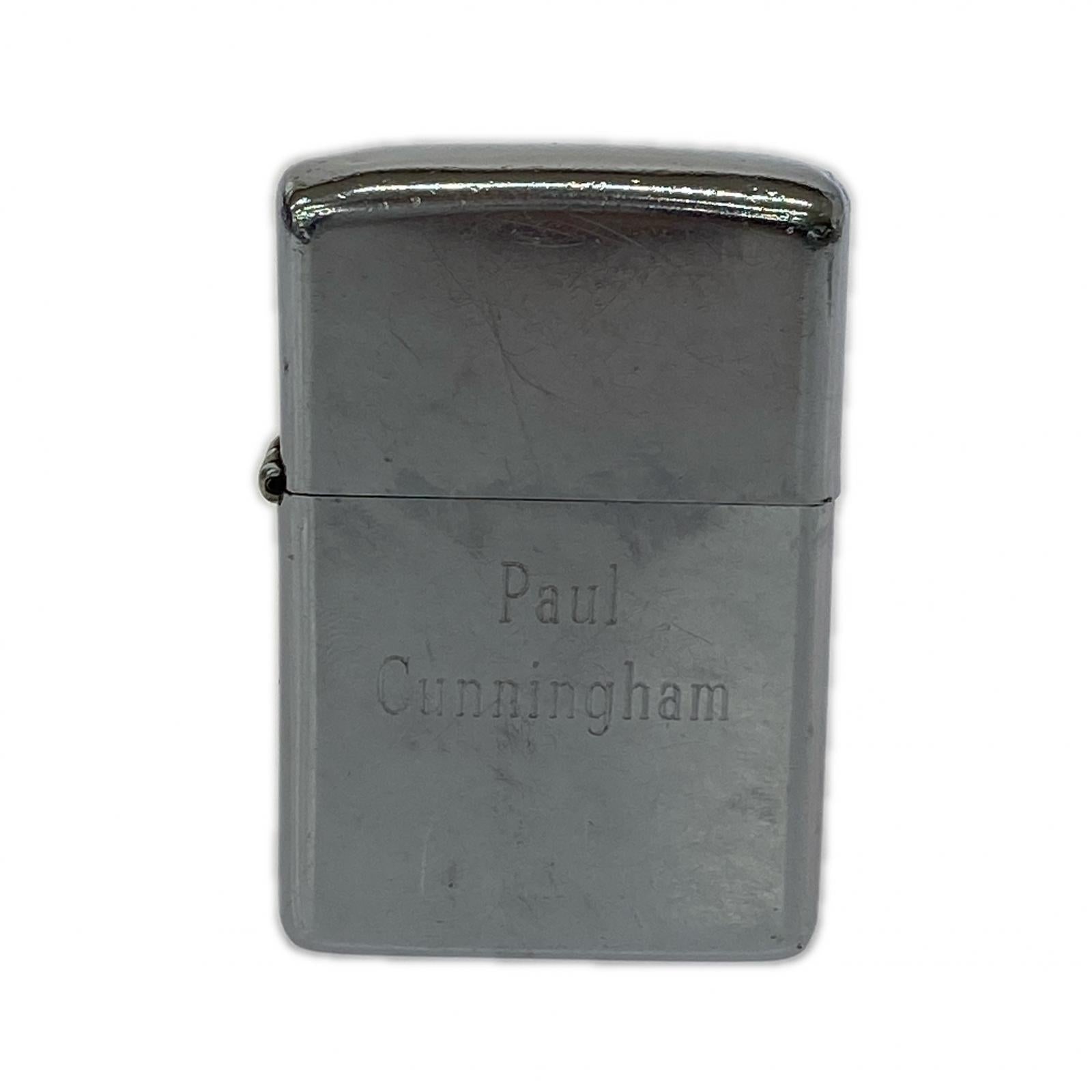 ライター 74年製 PAUL CUNNINGHAM シルバー