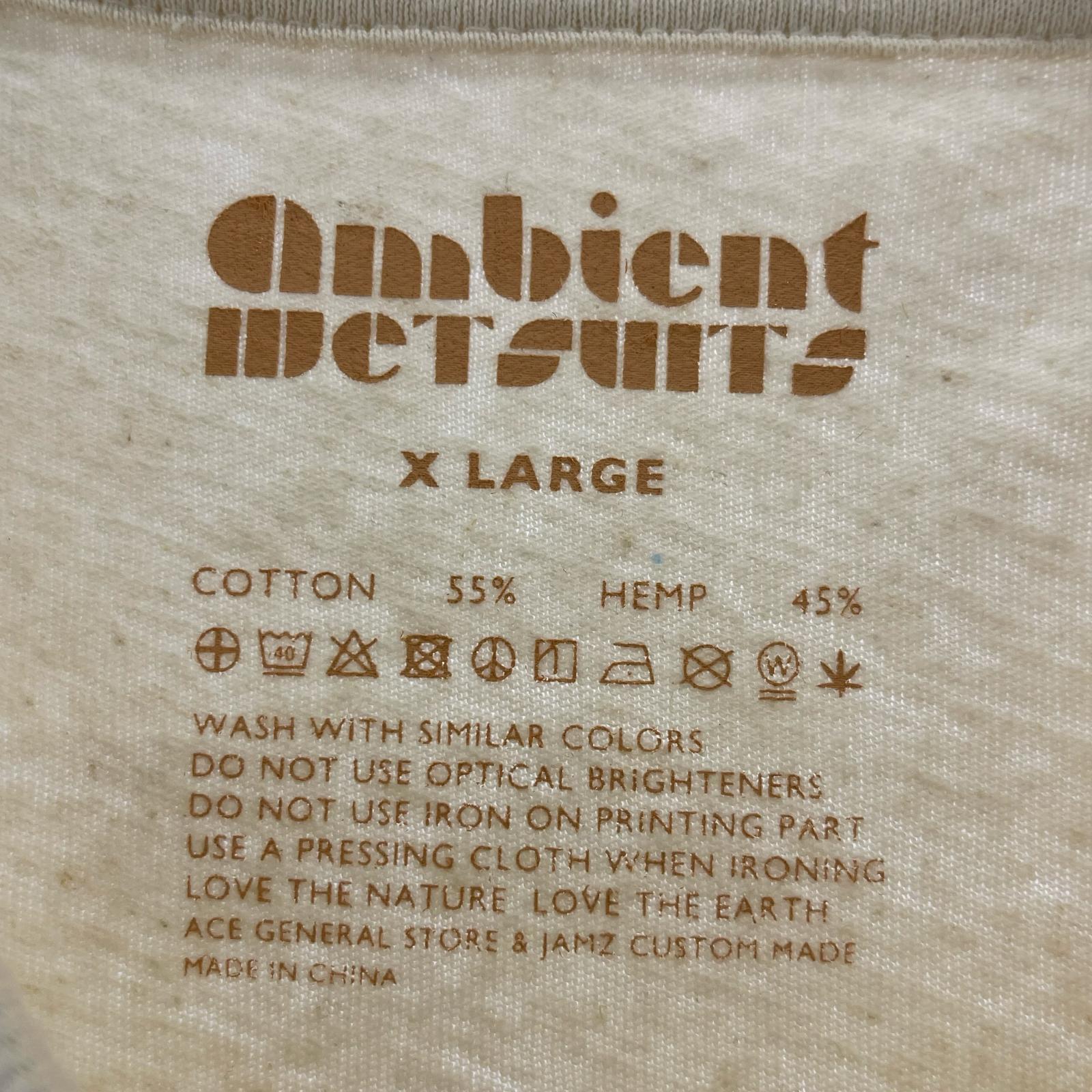 半袖Tシャツ ambient wetsuits Logo pattern T-Shirts ホワイト