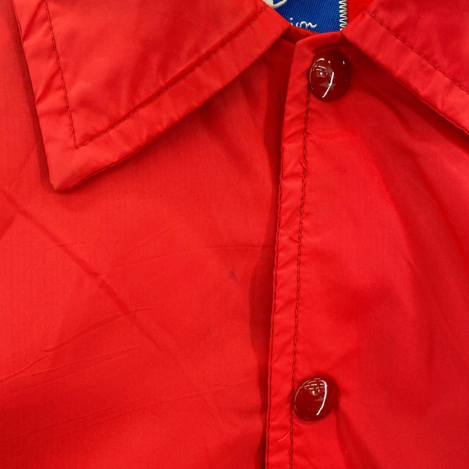 ジャケット champion usa製 コーチジャケット 赤 M