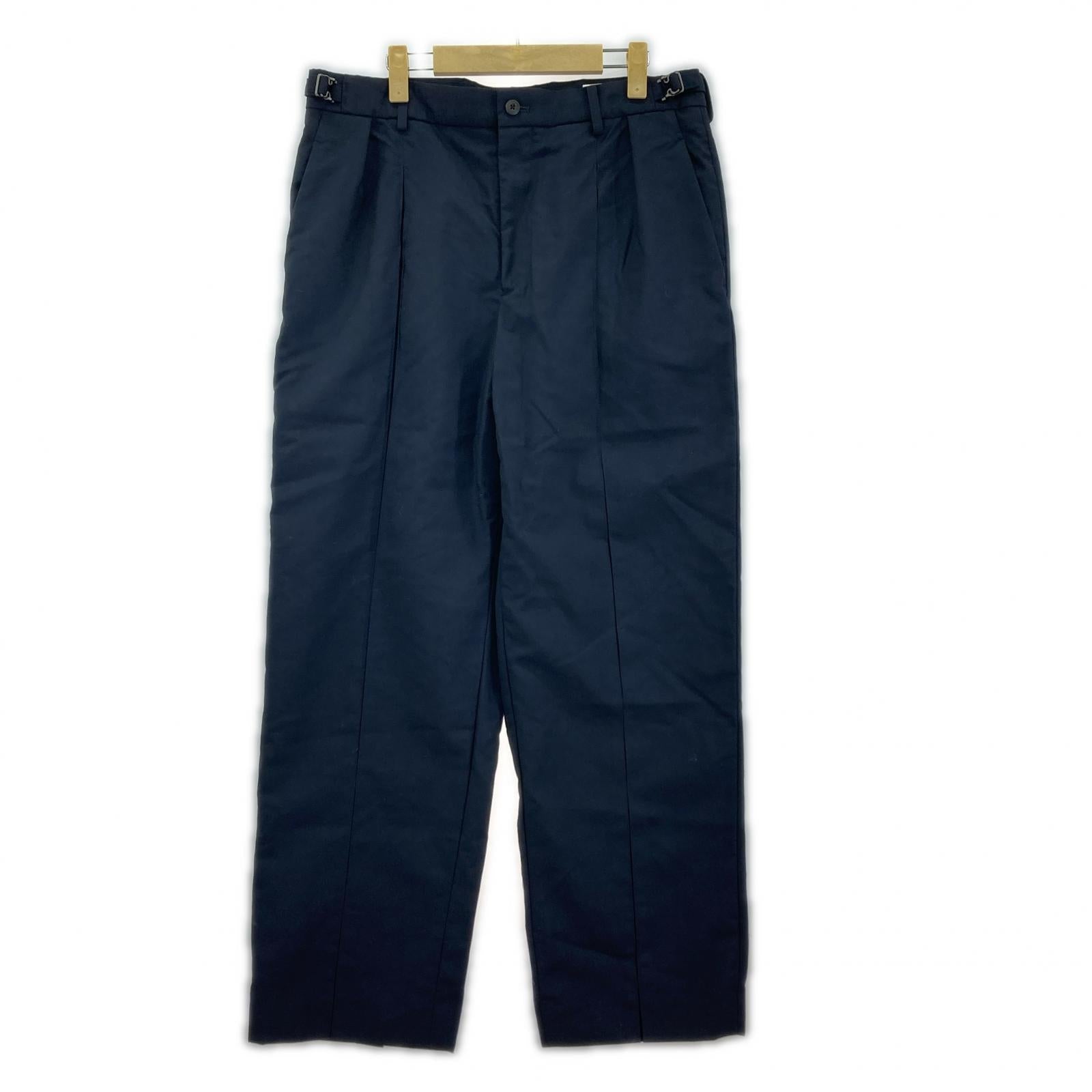 パンツ irenisa double center pleats pants 3 ネイビー