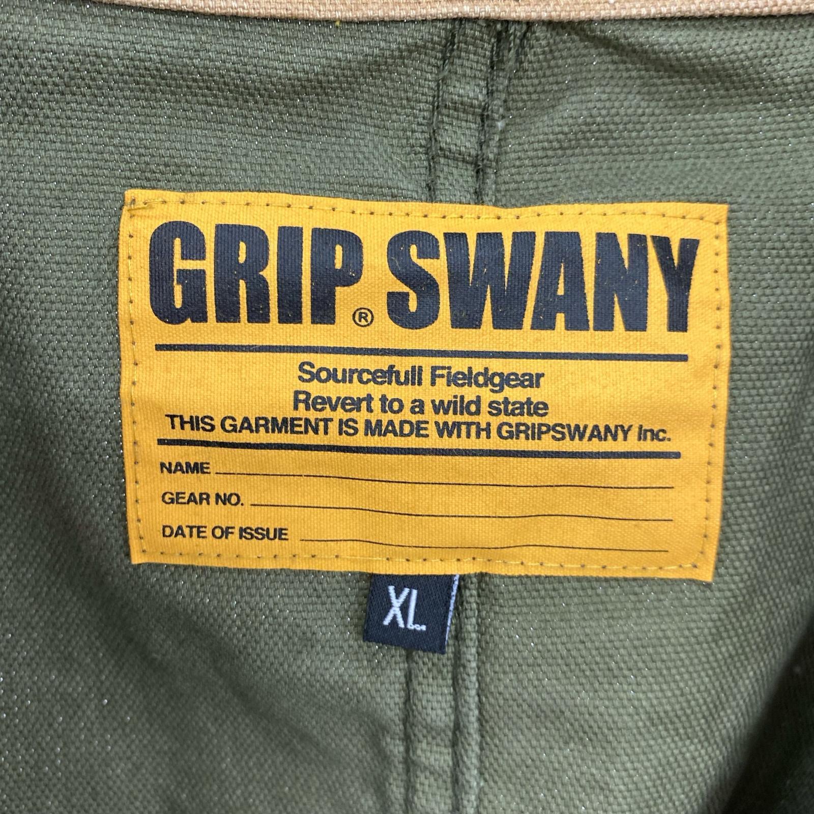 ミリタリージャケット GRIP SWANY ファイヤーマンパーカ カーキ (XL) カーキ