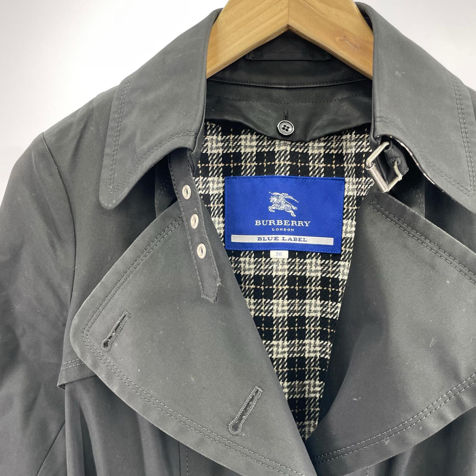 その他アウター BURBERRY BLUE LABE ライナー付き トレンチコート 38 ブラック