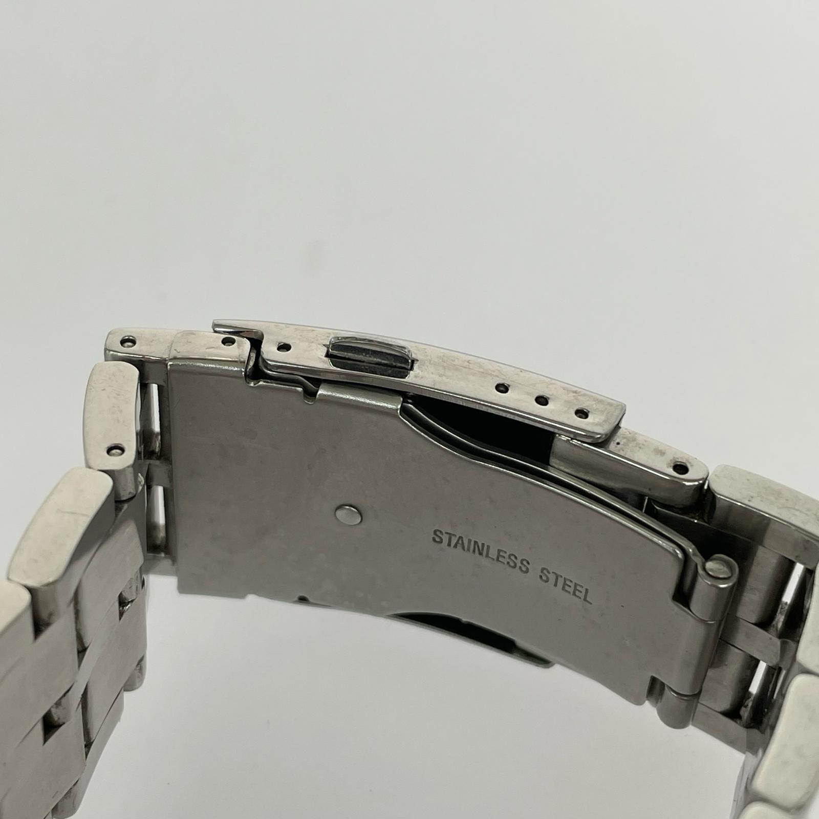 腕時計 DZ-1127 クォーツ アナログ 黒銀 ステンレス シルバー
