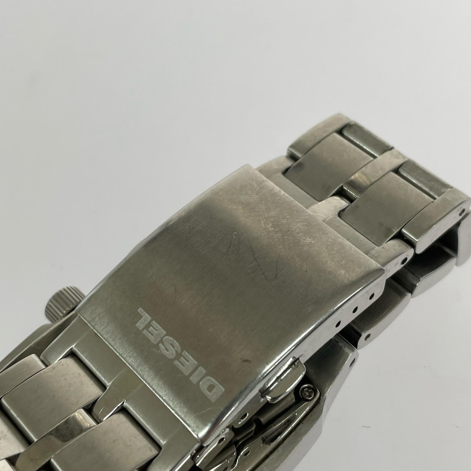 腕時計 DZ-1127 クォーツ アナログ 黒銀 ステンレス シルバー