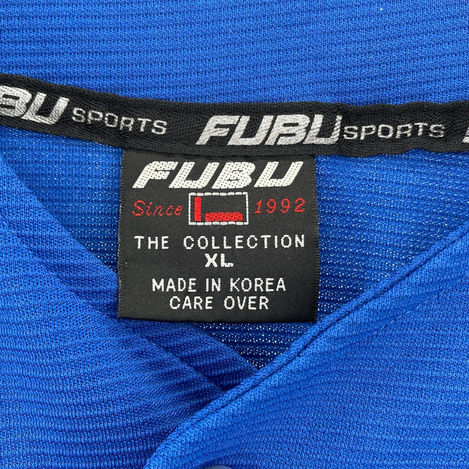 半袖シャツ FUBU/90s/ゲームシャツ ブルー
