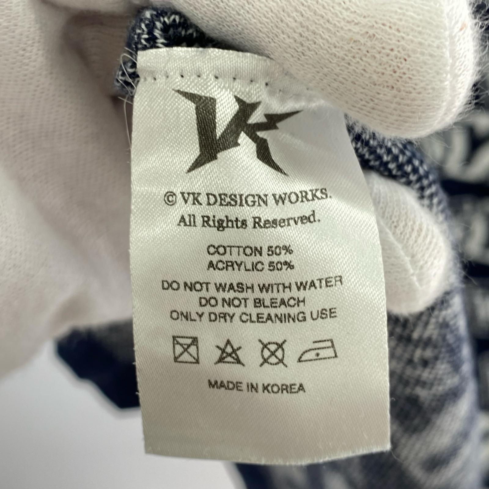 ポロシャツ Wasted Youth MONOGRAM KNIT POLO 紺(L) L ネイビー