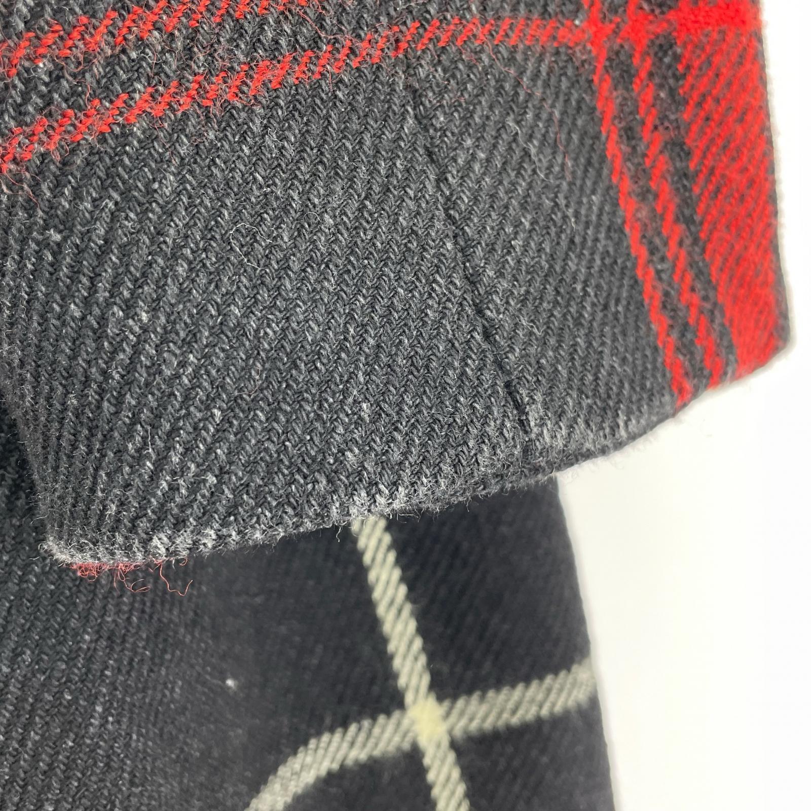 その他アウター チェック 赤×黒 size38 38