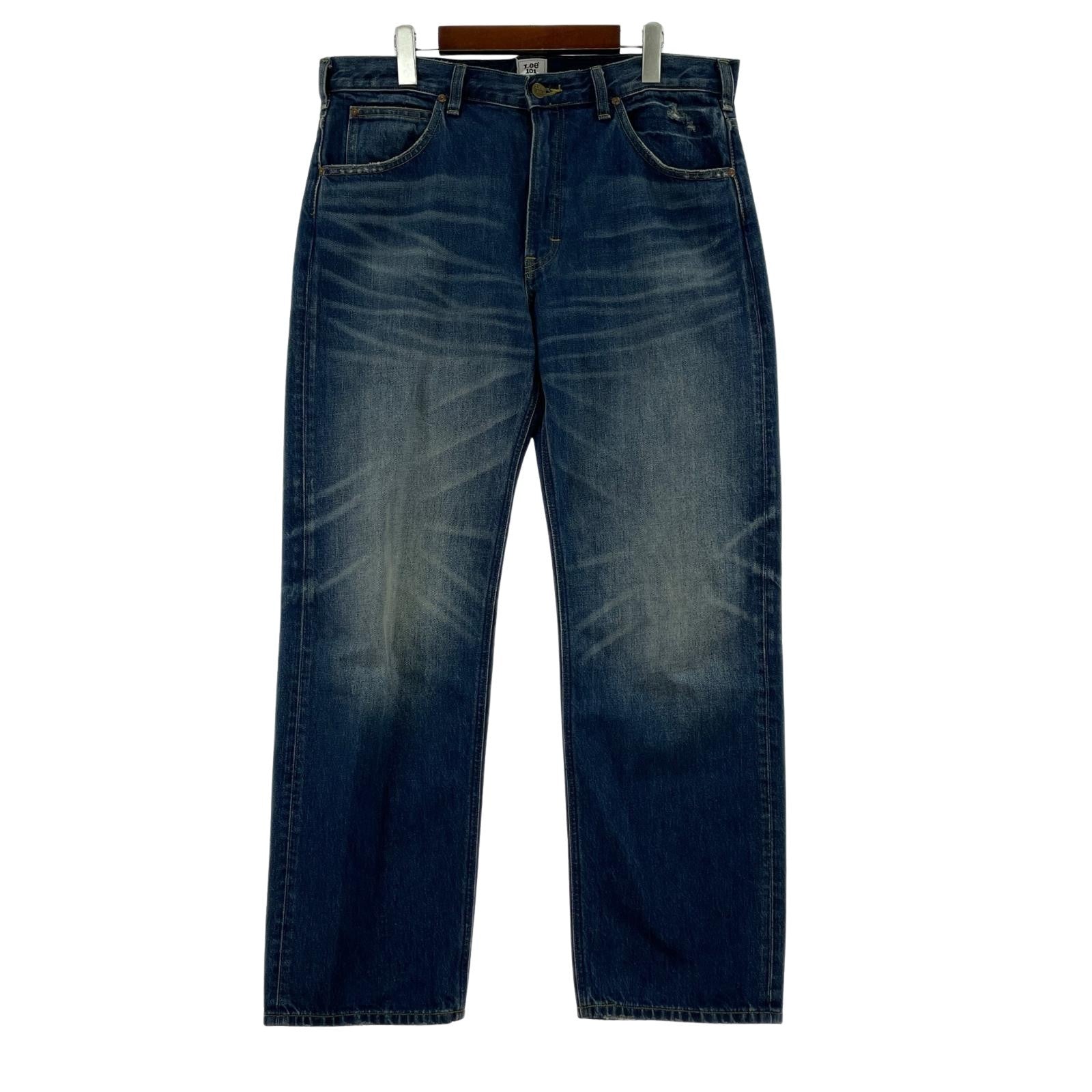 デニムパンツ Lee RIDERS 101/100周年モデル LM1015 L L ネイビー
