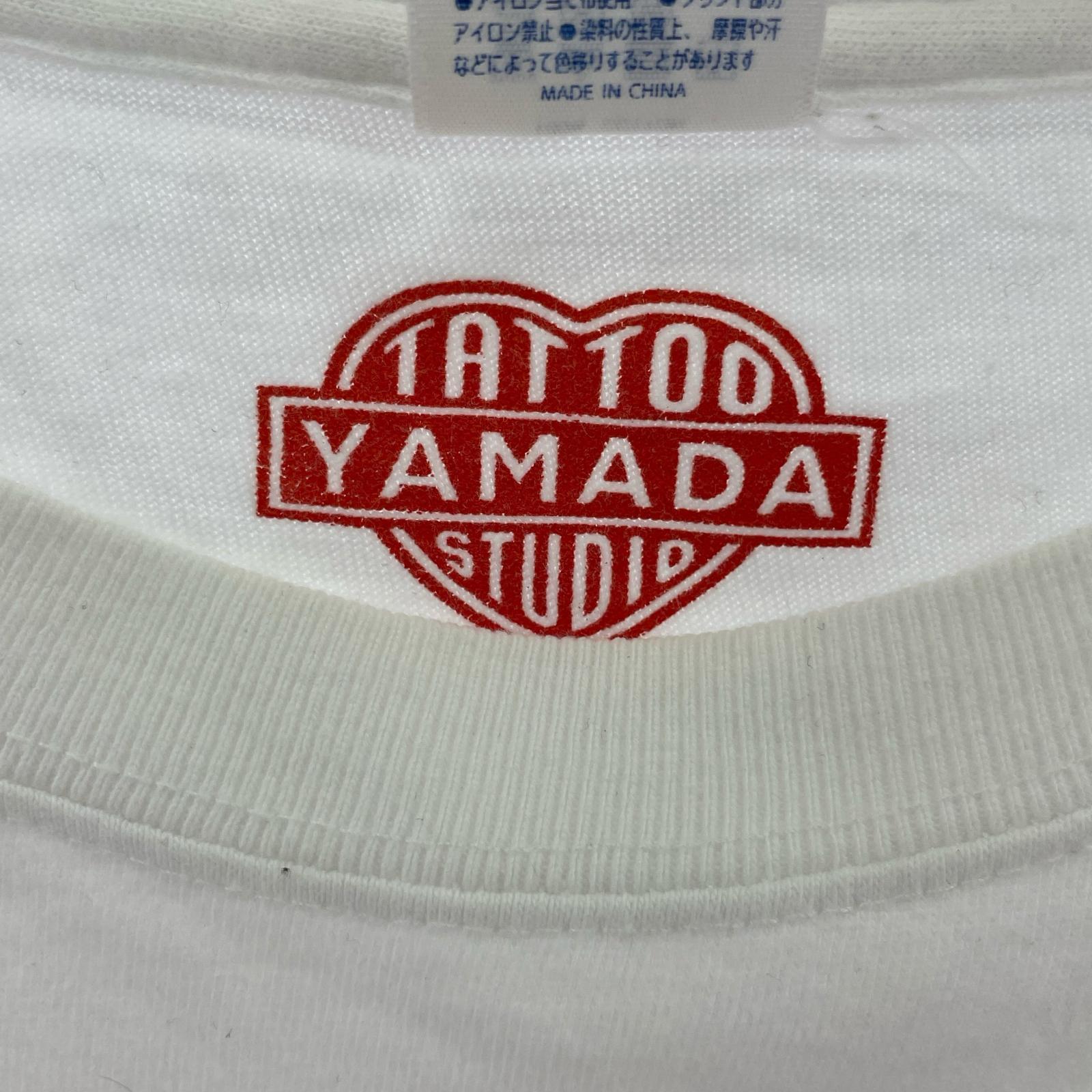 半袖Tシャツ TATOO STUDIO YAMADA/Love Mama's Boobs T L ホワイト