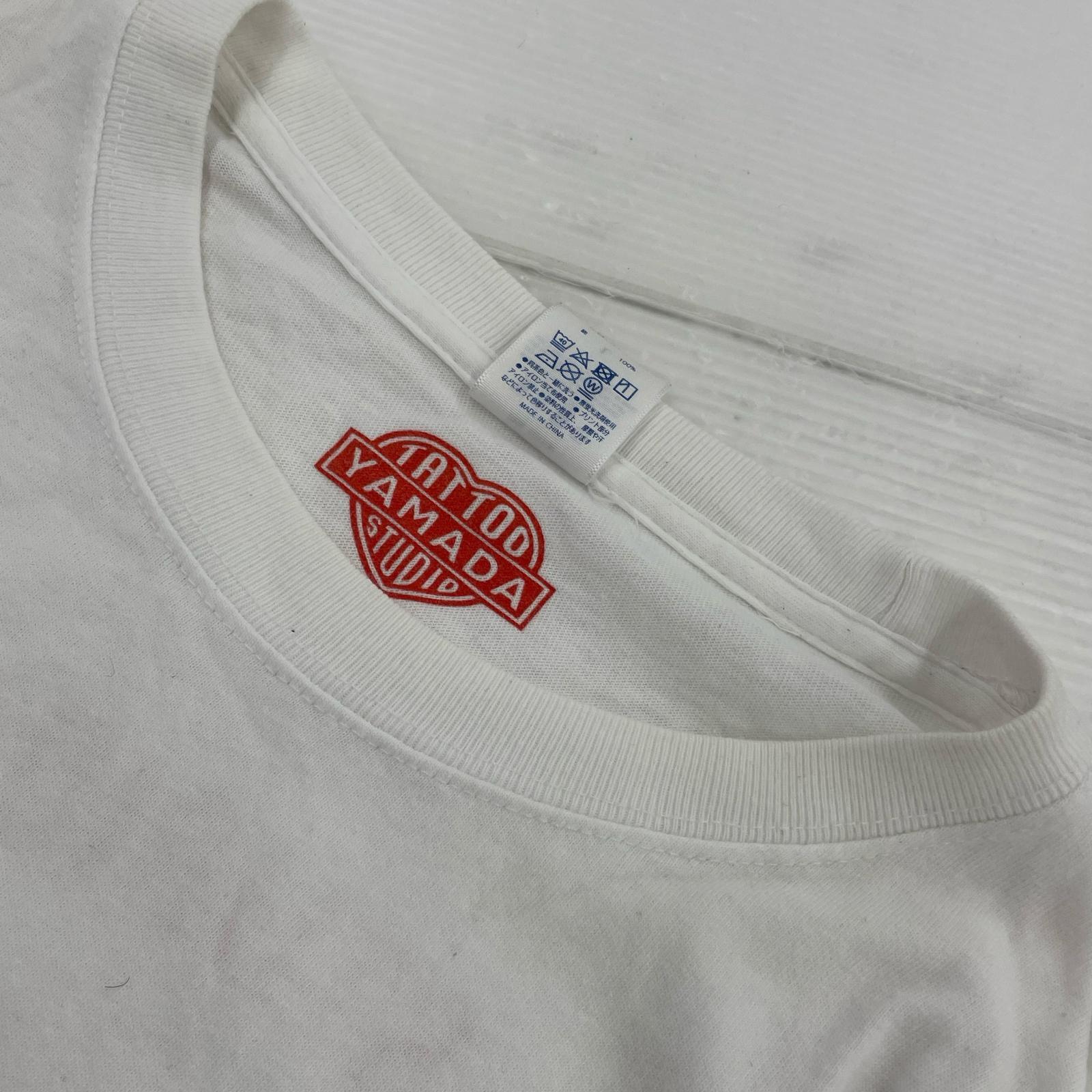 半袖Tシャツ TATOO STUDIO YAMADA/Love Mama's Boobs T L ホワイト