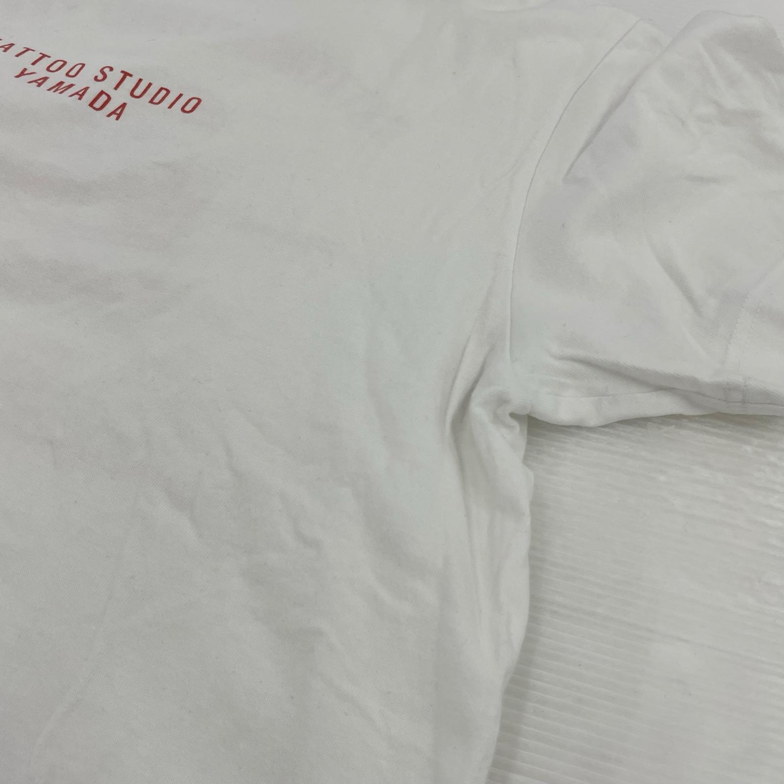 半袖Tシャツ TATOO STUDIO YAMADA/Love Mama's Boobs T L ホワイト
