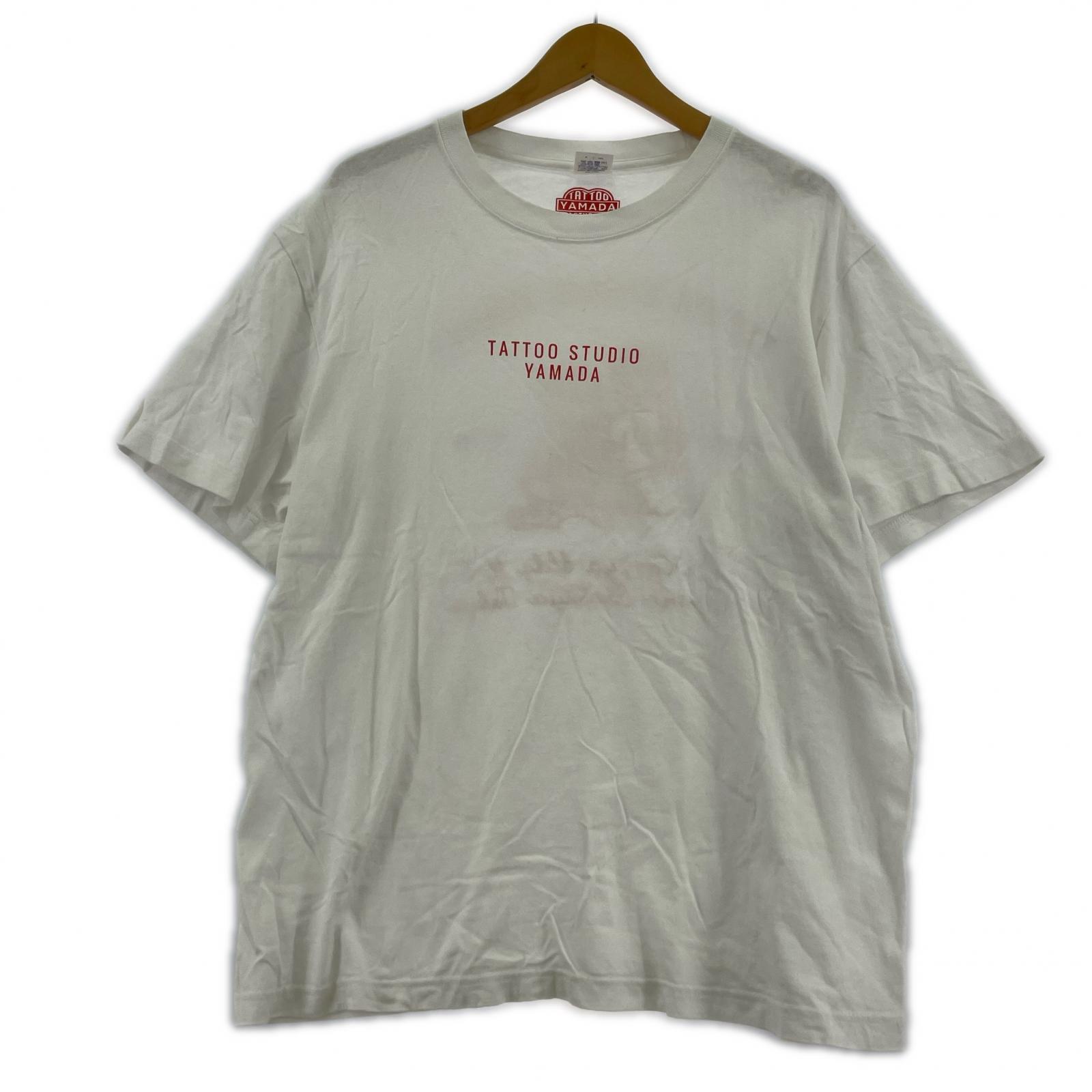 半袖Tシャツ TATOO STUDIO YAMADA/Love Mama's Boobs T L ホワイト