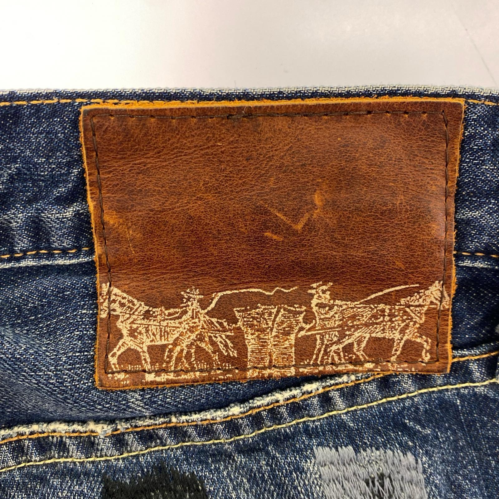 デニムパンツ Levi's CAPITAL E/ダメージ加工/USA製 29 ネイビー