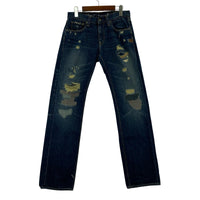 デニムパンツ Levi's CAPITAL E/ダメージ加工/USA製 29 ネイビー