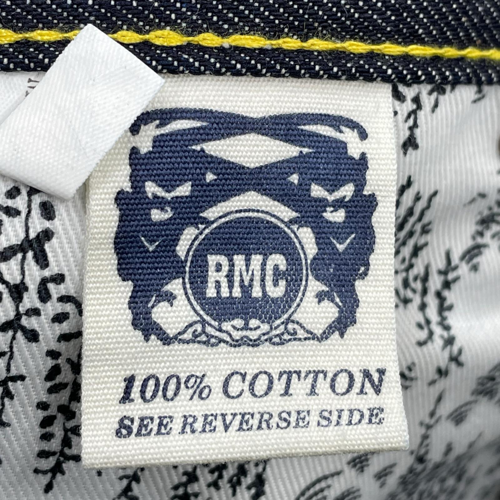 デニムパンツ RMC MARTIN KSOHOH/風神雷神刺繍デニム ブラック