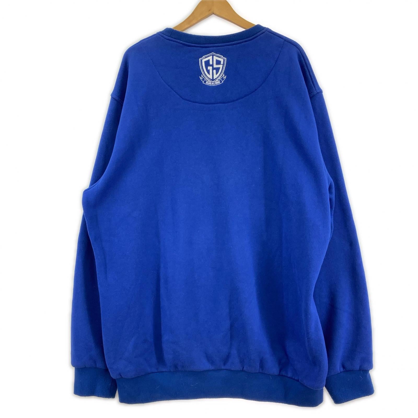 スウェット Los Angeles TERRIOTORY 裏起毛スウェット BLU ブルー