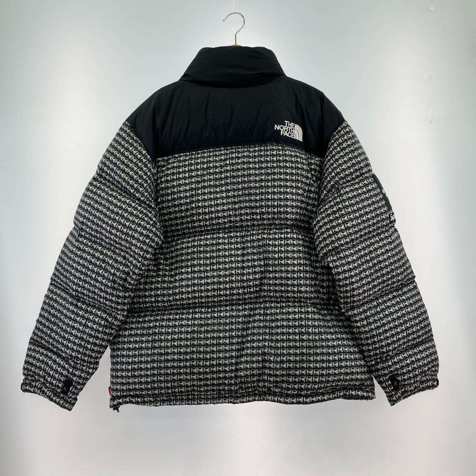 ダウンジャケット ×Supreme/Studded Nuptse Jacket/総柄