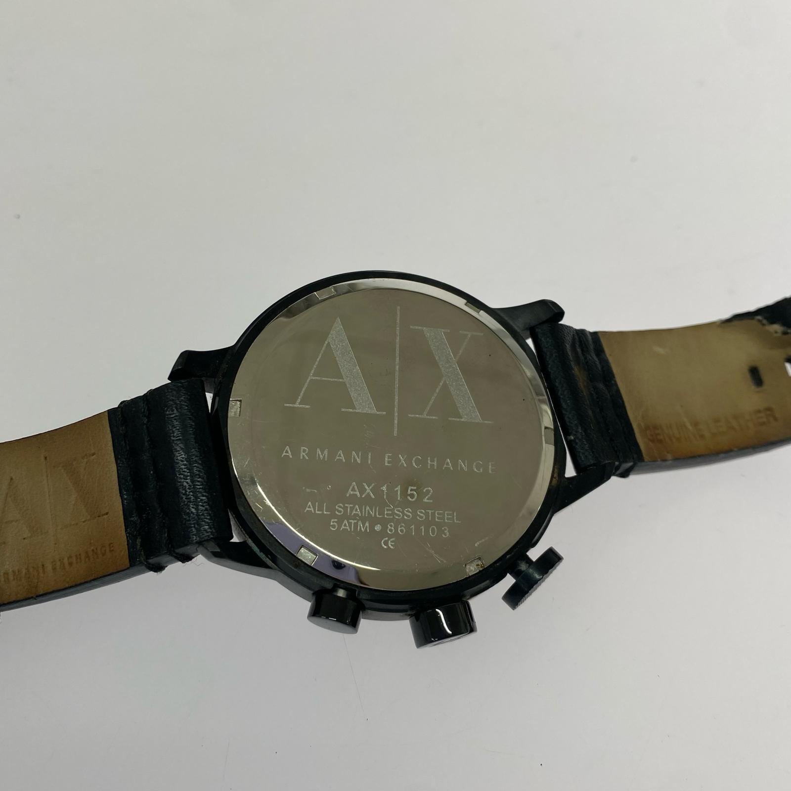 腕時計 AX1152 クォーツ時計 黒 ブラック