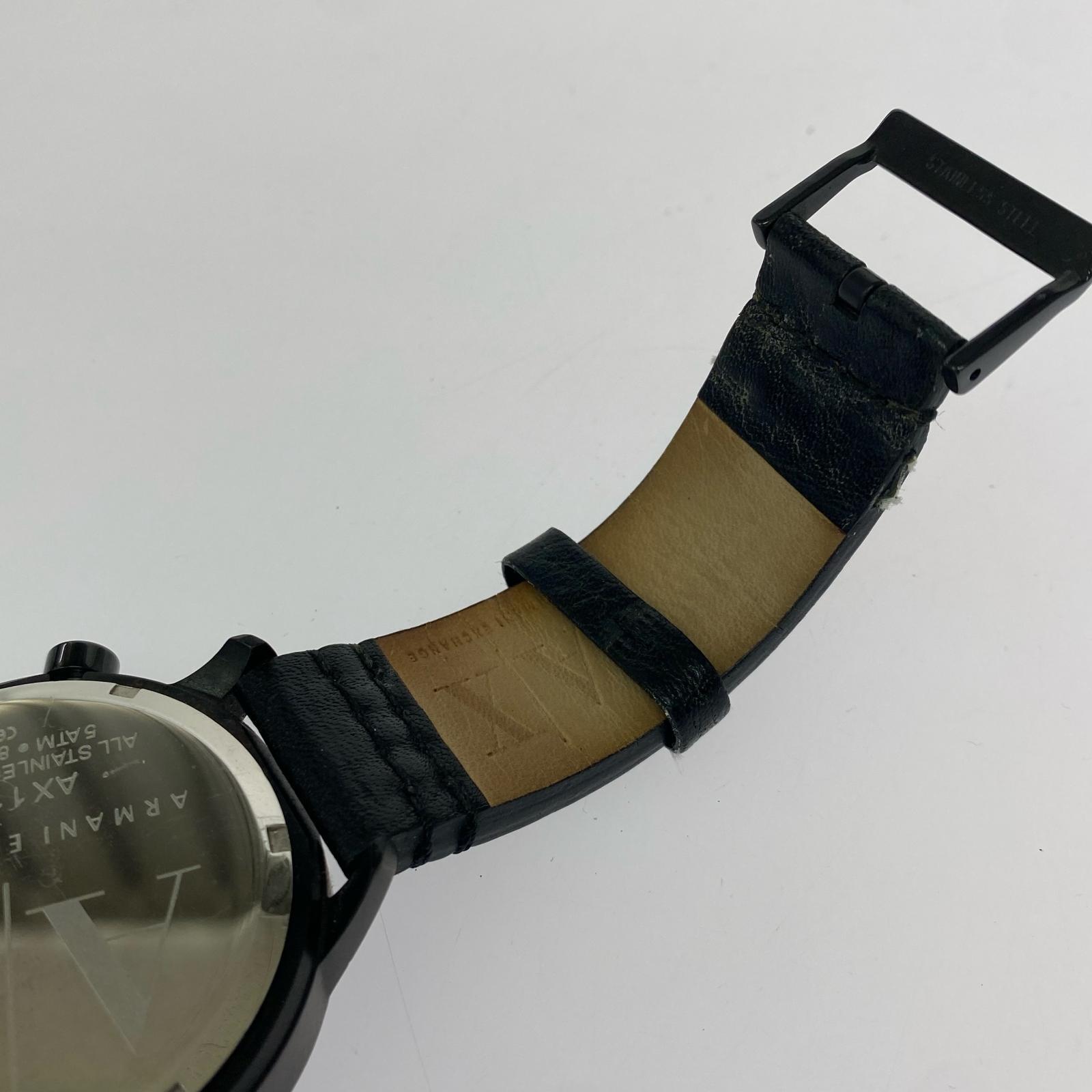 腕時計 AX1152 クォーツ時計 黒 ブラック