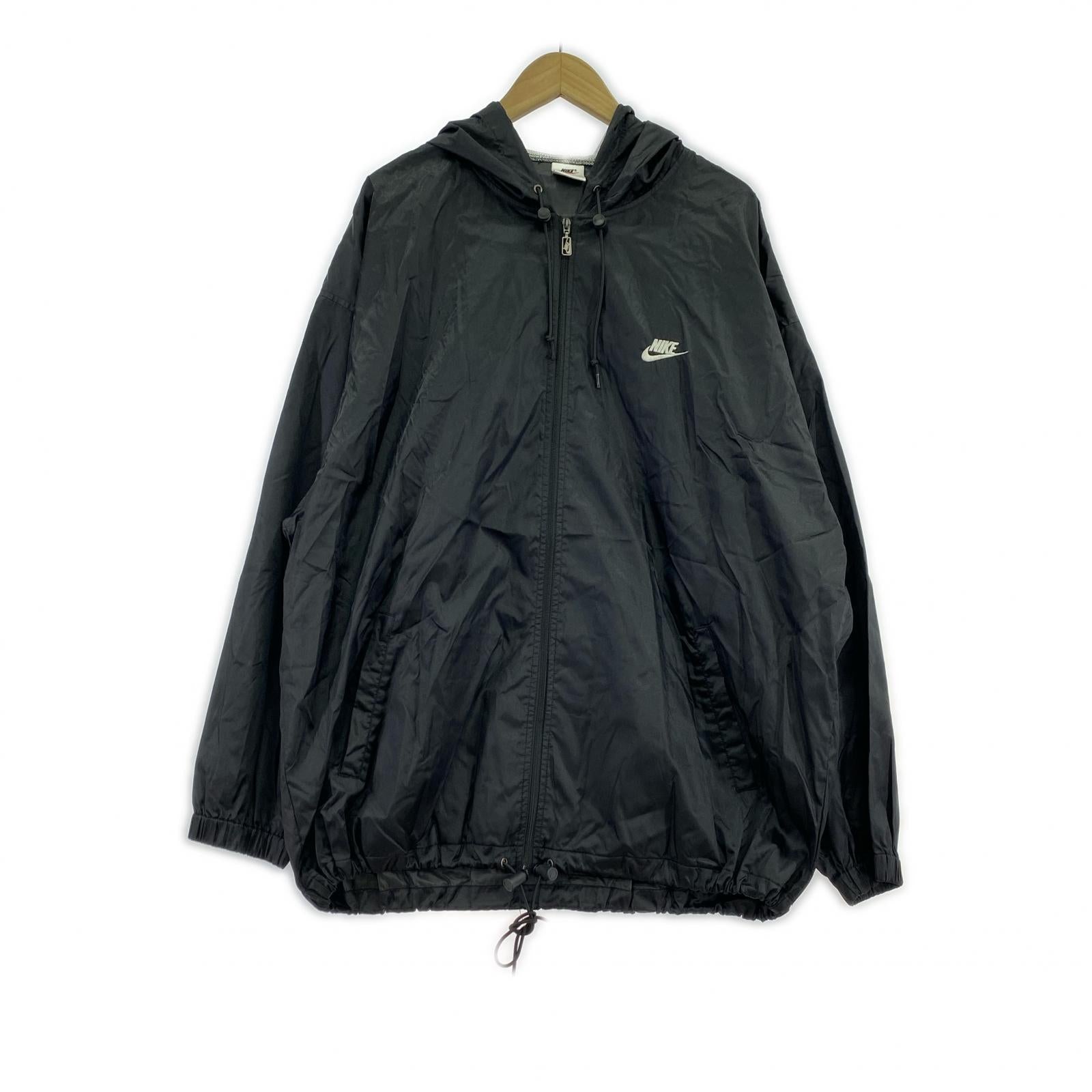 ジャケット 90s ナイロンジャケット 黒(XL) ブラック