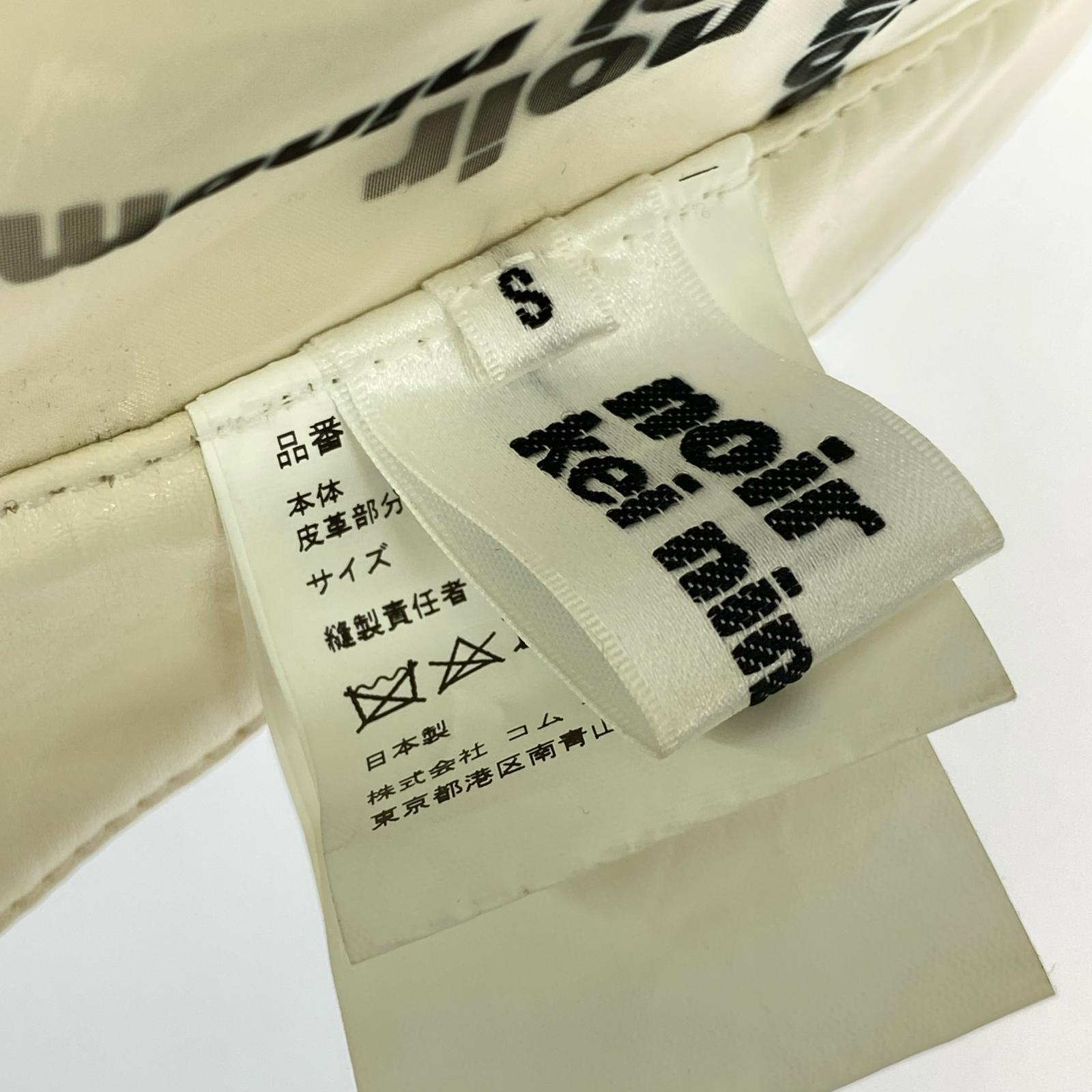 長袖シャツ noir kei ninomiya 22SS ロゴ ハーネス 白 (S) S ホワイト