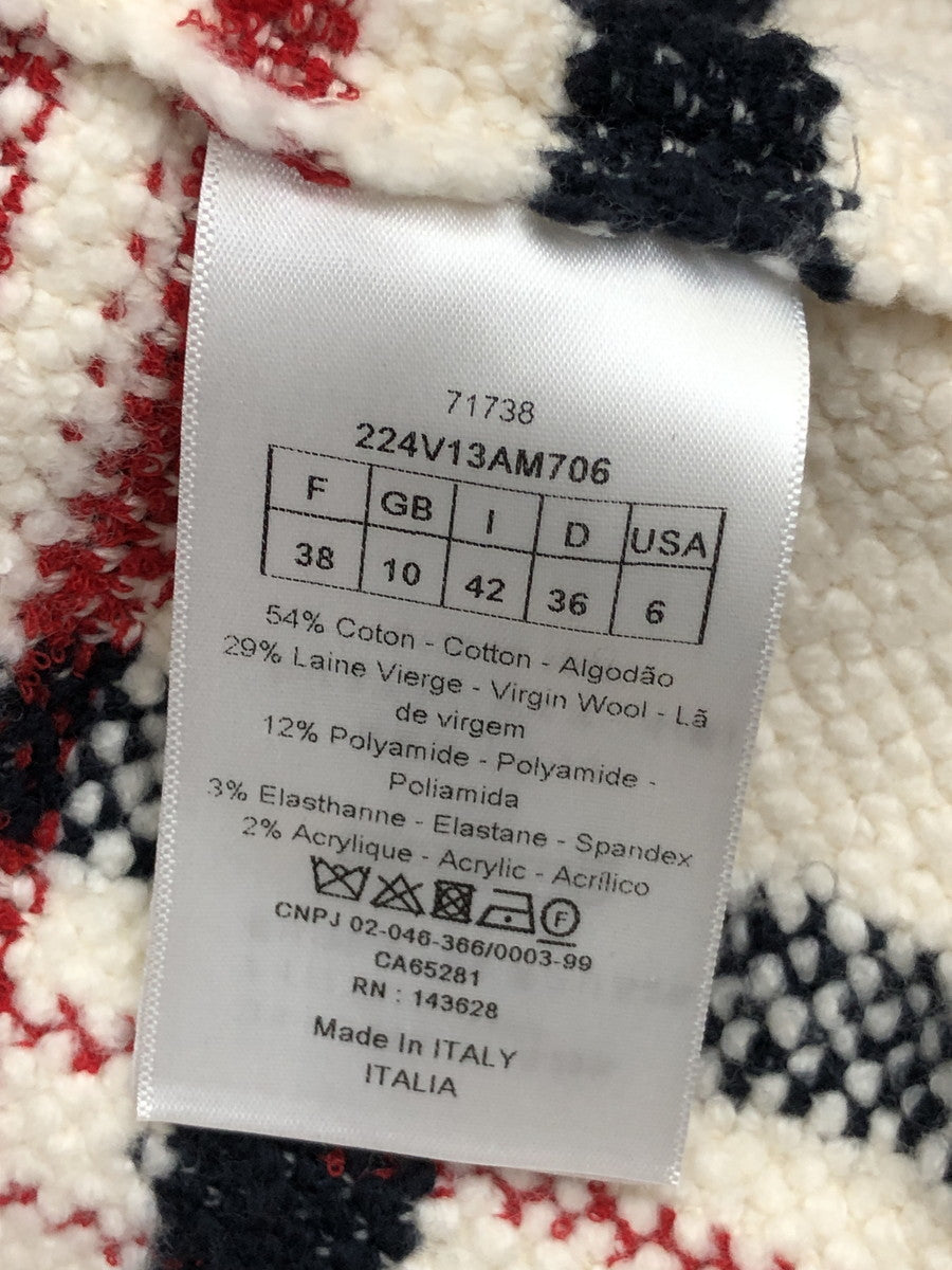 Dior チャンキーニット 白 224V13AM706