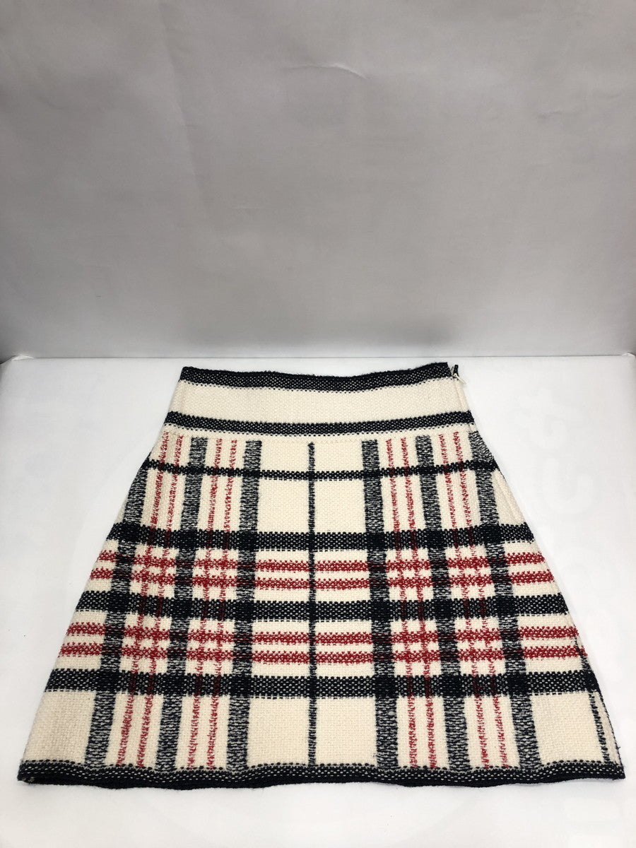 Dior チャンキーニット スカート 白 224J03AM706