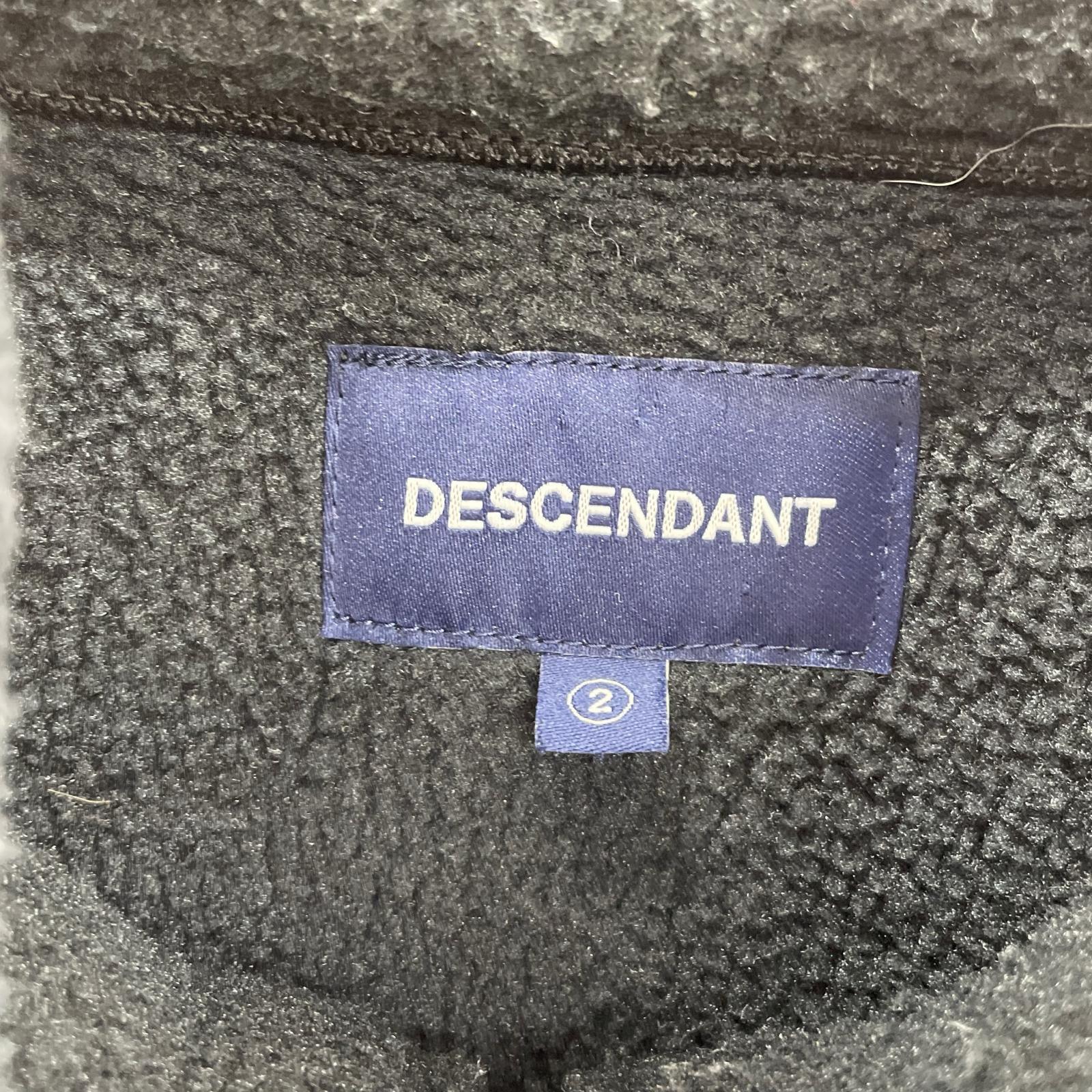 ジャケット DESCENDANT manchot fleece jacket 黒 (2) 2 ブラック